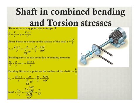 shaft under bending and torsion